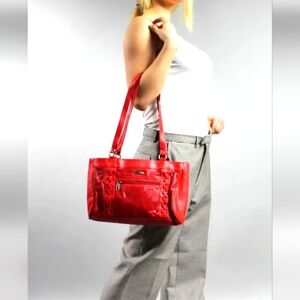 Y2k Vintage Stefano Leather Patchwork Shoulder Bag, NWOT